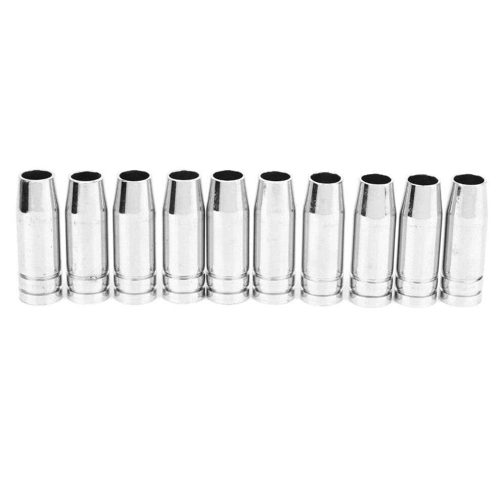 10 Pcs Gas Nozzle MAG MIG Nozzle for MB15 MB14 NW