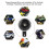 3 Inch 12V Universal 105dB Super Loud Waterproof 7