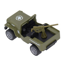 1:64 Maßstab Rückziehmilitärfahrzeug-Modelle Set – 6 Stück, Zinklegierung & Kunststoff