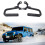 2pcs Car Interior Front Hard Mount Grab Handle Bar 10