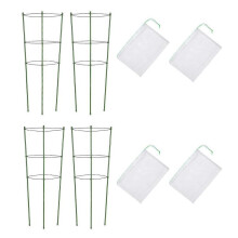 2023 New Gardening Net Seedling Protection Cage Stents Plant Bracket Set Plastic 2pcs Reenhouses Reusable Climbing Vine Rack