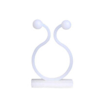 100 Pieces Climbing Plant Support Clips, Self Adhesive Plant Hook, Climbing Plant Wall Fixings, for Garden Vines, Desktop Fixing Cable 15mm