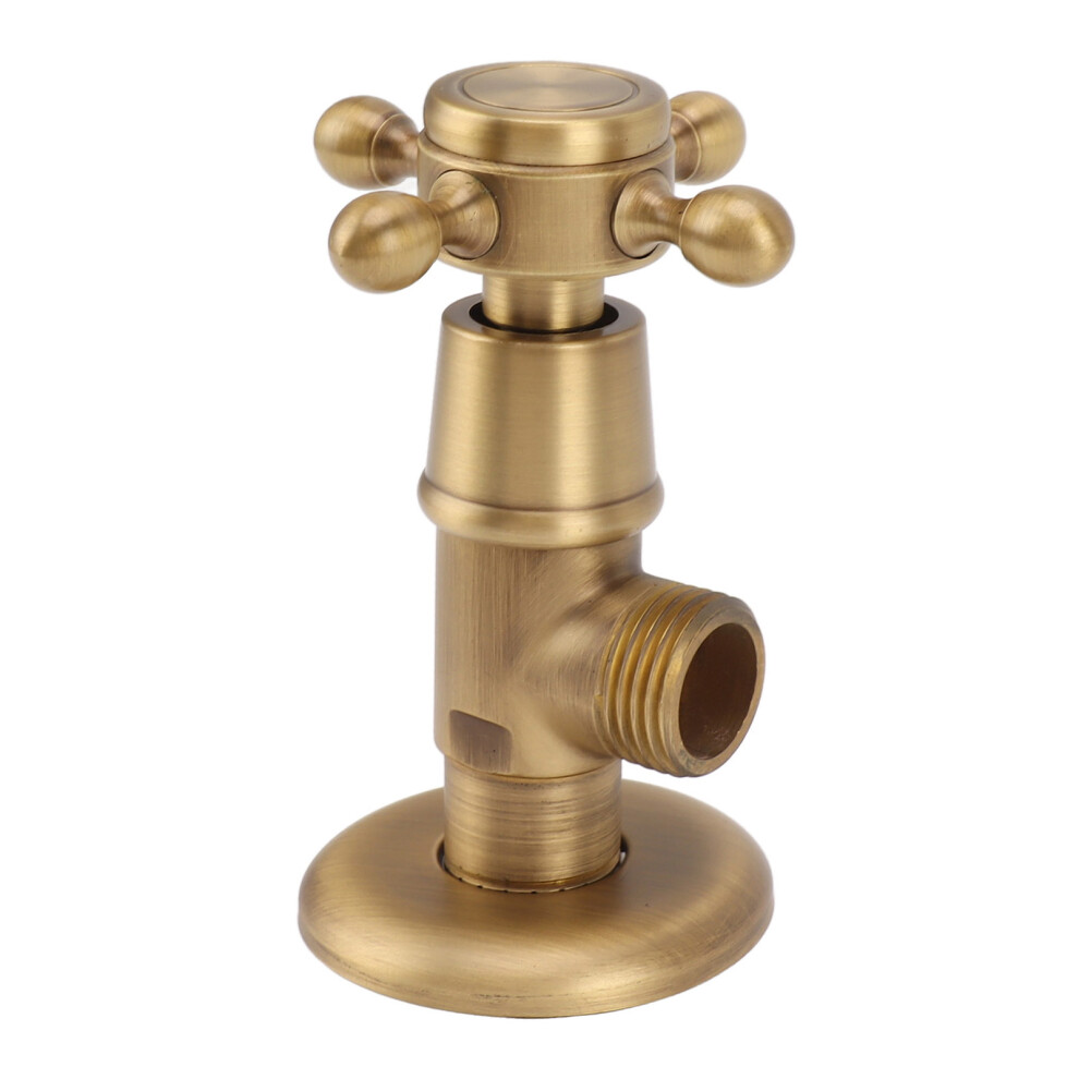 Solid Brass Angle Stop Valve Retro Thickened Cold 8320539684505