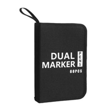 (60 holes) Drawing Pencil Case Large Capacity Pencil Case 60/72/100/120 Slots Coloring Pencil Holder Case Art Marker Carrying Case