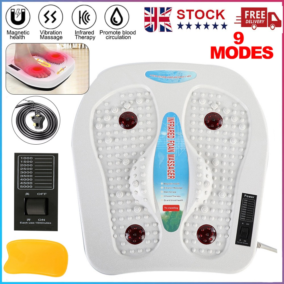 Vibration Blood Leg Foot Massagers Circulation Booster Heated 9Modes