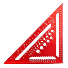 (12 inches) Speed Square Metric Triangles Ruler Aluminum Carpenter Tool Measuring Ruler Carpenter Woodworking Tool Square Measure