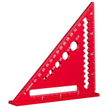 (4.5 inches) Speed Square Metric Triangles Ruler Aluminum Carpenter Tool Measuring Ruler Carpenter Woodworking Tool Square Measure