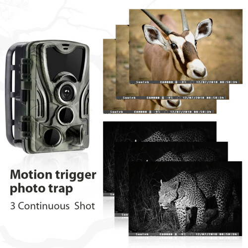 Hunting Camera Battery Powered Waterproof Motion Detection 36 LED 1
