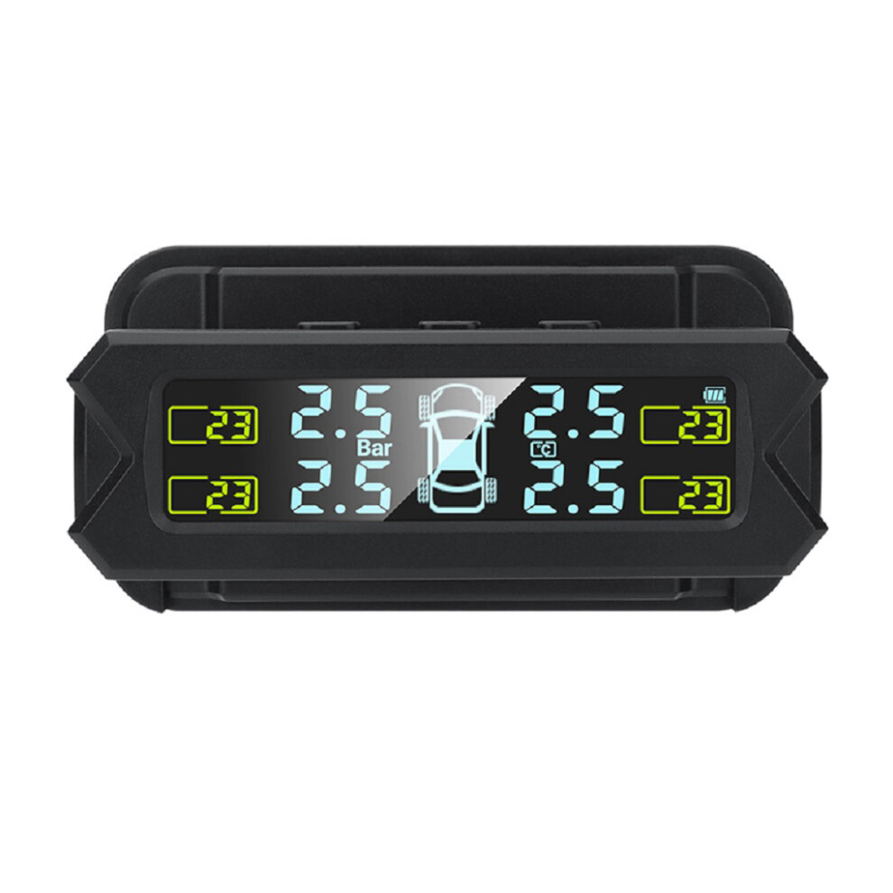 Auto Solar Power Tire Pressure System Detector with External Sensors-image-OPC-PK9J6QY-NEW