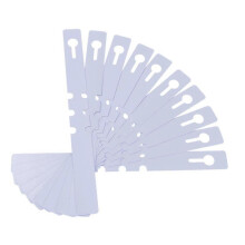 100 Pcs Plastic Flower Pot Plant Nursery Garden Labels Plastic Tags Labeling Seedling Tags Hanging Plant Labels