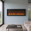 Living And Home 50 inch Wall Mounted Electric Fireplace with Remote Control 1