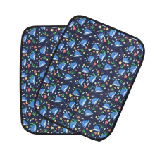 Cat Shaped Puppy Dog Training Mat 100x155cm PVC Eco-Friendly Waterproof Pet Feeding Pad Quick Absorbent Urine Mat