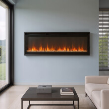 60 inch Wall Mounted Electric Fireplace with Remote Control