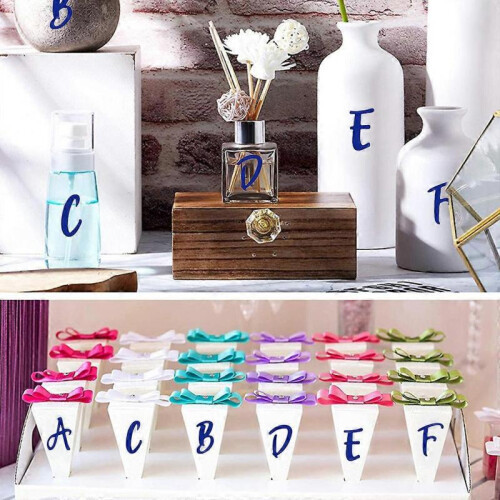 (White) 5 Sheets Letters Number Stickers Office Documents Classification Stickers Labels Category Tools Office Home Supplies 1