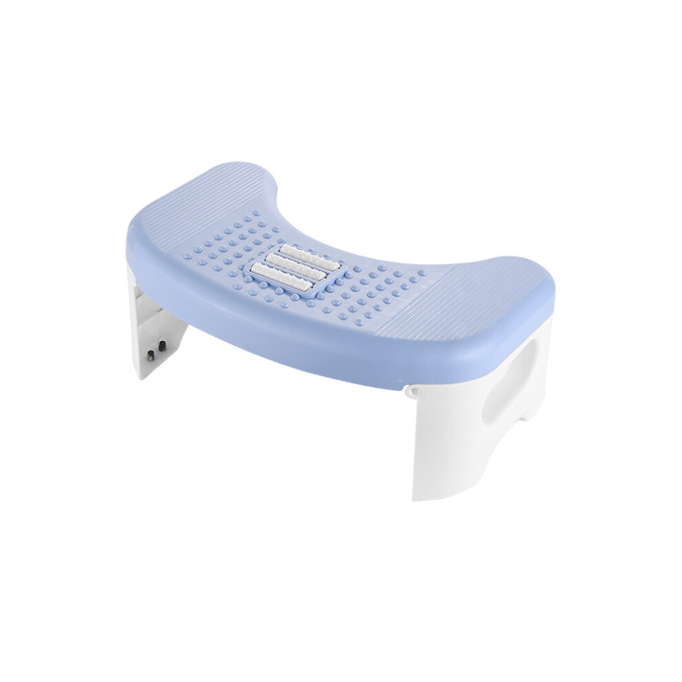 (Blue White) Footstool With Foldable Side Handles - Convenient For Everyday Use-image-OPC-PK9JGNC-NEW
