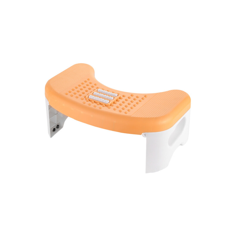 (yellow and white) Footstool With Foldable Side Handles - Convenient For Everyday Use-image-OPC-PK9JGNB-NEW