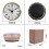 (Type 2) 3-Inch Roman Numerals Quartz Battery Clock Movement Elegant and 2