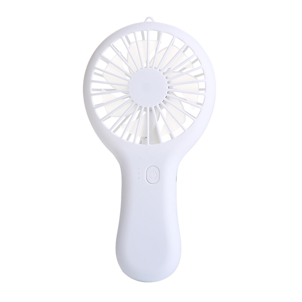 (white) USB Charging Fan Small And Convenient For Travel Three Speed Wind-image-OPC-PK9JHTK-NEW