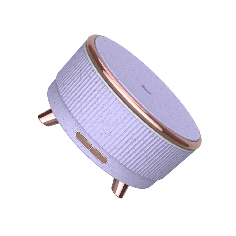 (Purple flower, EU Plug) 500ml Ultrasonic Air Humidifier Diffuser Aroma Cooler Sprayer Home-image-OPC-PK9JJKS-NEW