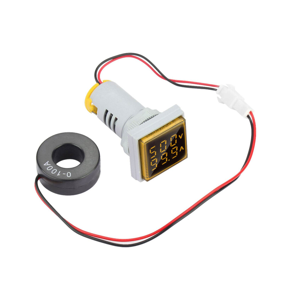LED Digital Display AC Voltage Current Meter