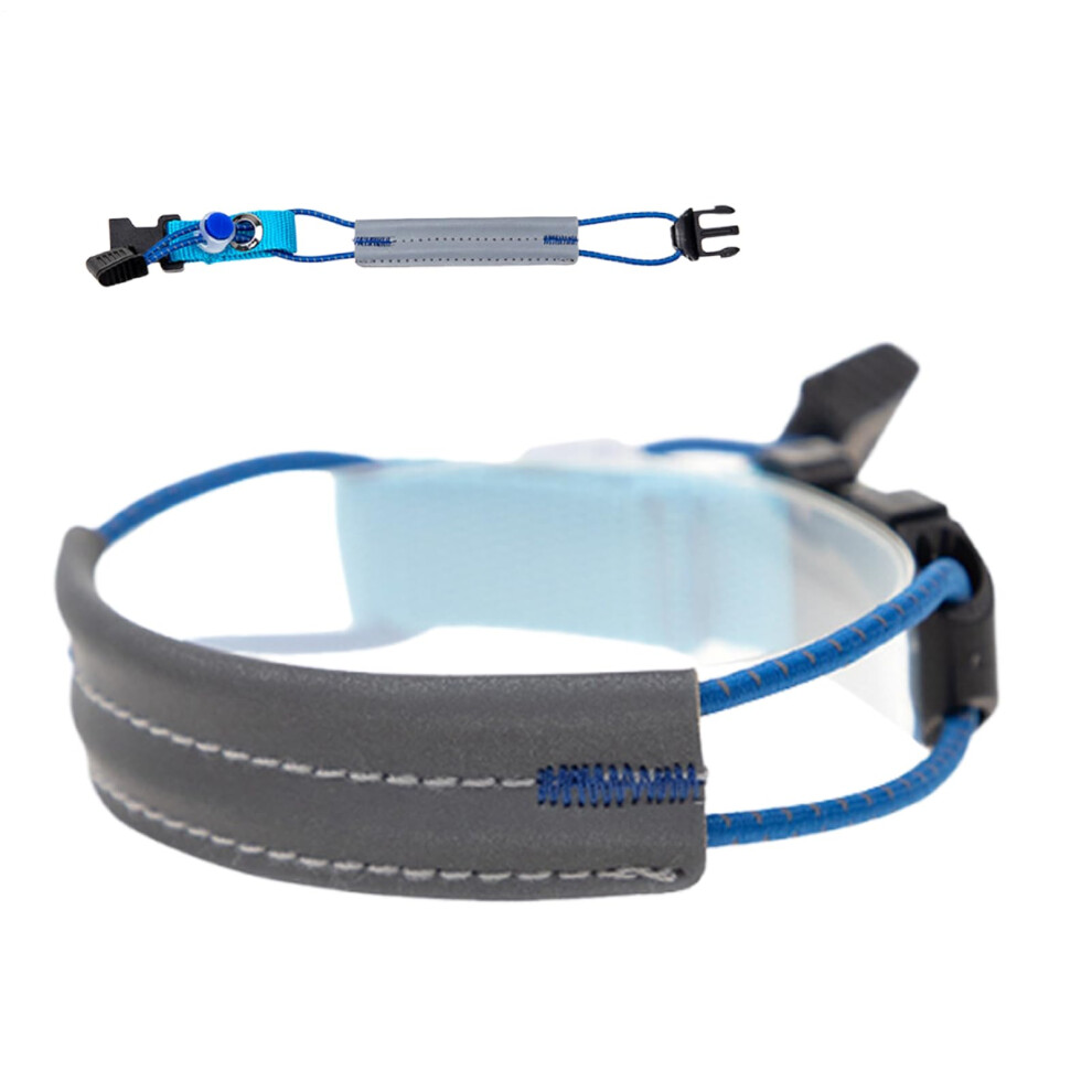 Reflective Ankle Bands for Night Hiking, Adjustable Elastic Running Gear, High Visibility Dog Walking Accessories in Light Blue-image-OPC-PK9JQ7T-NEW