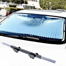 (46cm) 46-65CM Retractable SUV Truck Car Front Windshield Sunshade Rear Window Parasol UV Protection Curtain