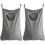 2pc Hanging Laundry Basket Dark Gray 1
