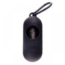 Dog Garbage Bags Portable Waste Bags Cat Poop Pick Up Extractive Clean-up Pet Outside Walk Hanging On The Leash Light