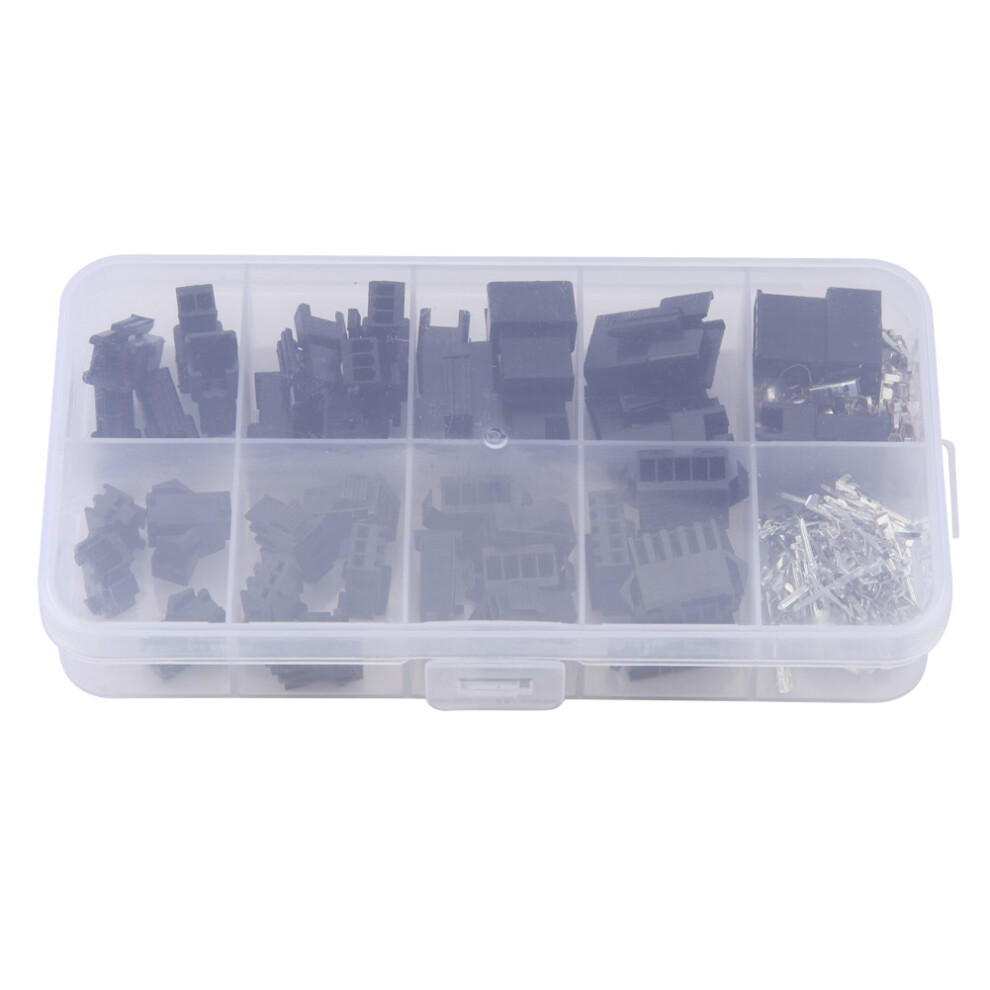 200PCS SM Plug Connector 2/3/4/5PIN Male Female