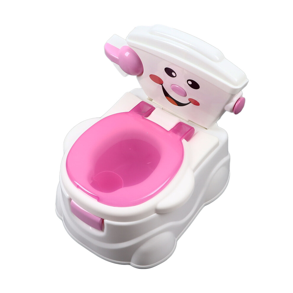 Kids Potty Training Toilet Ergonomic Comfortable Pink