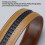 Leather Belt for Men Adjustable Customizable Fit 15