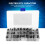 270pcs 15 Values Electrolytic Capacitor Assorted 8
