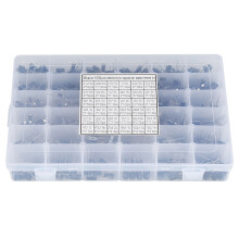 1000pcs 36 Values Electrolytic Capacitor Assorted