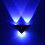 3W LED Aluminum Triangle Wall Lamp Modern Home 2