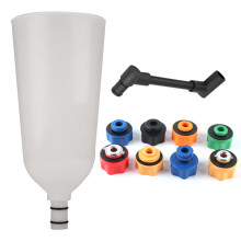10Pcs Car Engine Oil Funnel Adaptor Filling Set