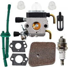 Carburetor Replacement for Stihl Fs38 Fs45 Fs46 Fs55 Km55 Fs85 Trimmer with Air Fuel Filter Gasket