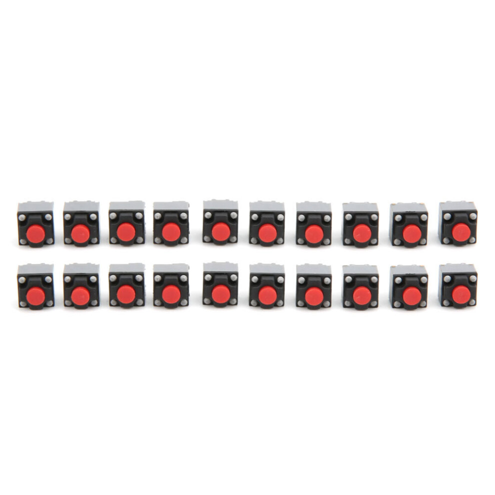 20pcs 6x6x7.3mm Tactile Push Button Switch