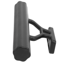 Aluminium Fahrradlenker-Verlängerung 15 cm für Scheinwerfer & Computer Schwarz