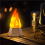 Fake Fire Night Lights Usb Rechargeable with Flickering Flame 3 mode 1