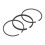 3Pcs Air Compressor Piston Ring 47mm Metal 3P 10