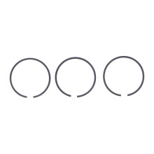 3Pcs Air Compressor Piston Ring 47mm Metal 3P