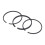 3Pcs Air Compressor Piston Ring 47mm Metal 3P 8