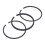 3Pcs Air Compressor Piston Ring 47mm Metal 3P 9