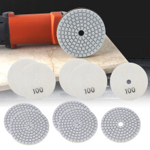 10Pcs 3in Diamond Sanding Discs 100 Mesh for Marble & Concrete Polishing