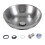 Living And Home (Silver) 38.5cm Round Ceramic Countertop Washbasin Vessel Sink 4