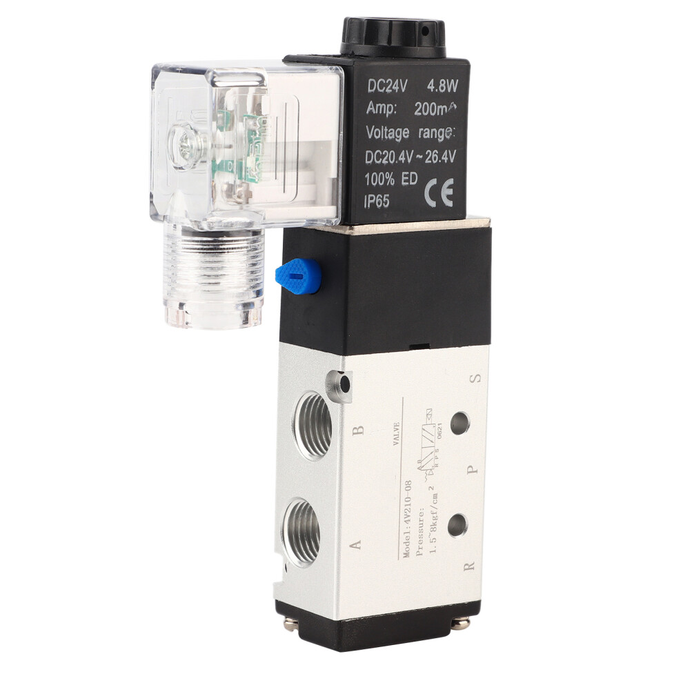 4V210-08 Solenoid Air Valve 2 Position 5 Port