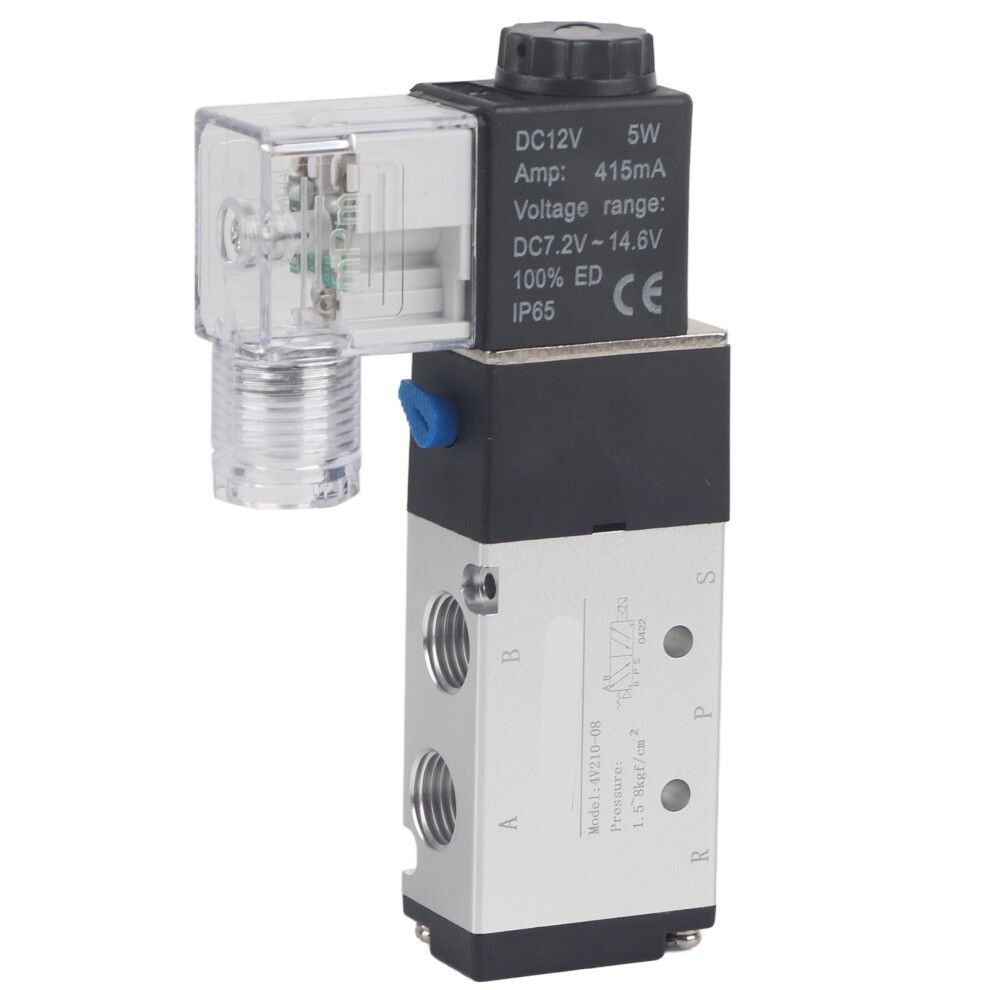 4V210-08 Solenoid Air Valve 2 Position 5 Port
