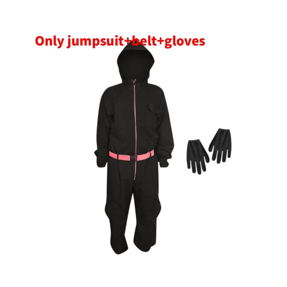 (Kid 135CM) Squid Game Workwear Cosplay Childrens Jumpsuit Performance Costume Halloween