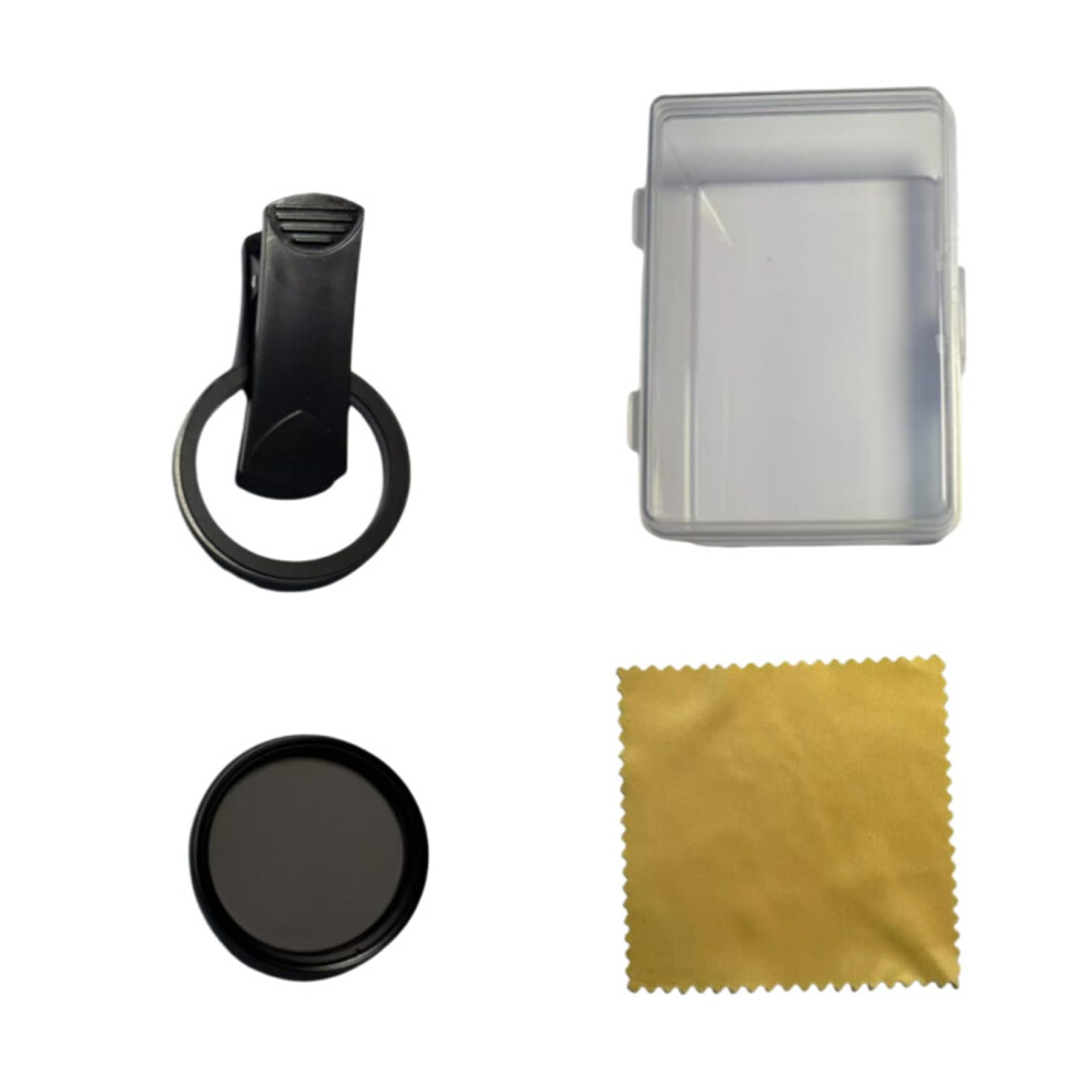 Camera Lens Polarizing Filter Set For Phone 16 15 Clip-On 52Mm Cpl Circular Polarizer Filter For Smartphone Photography 6038364022592