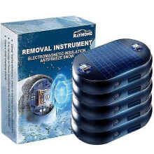 5pcs Solar Antifreeze Car Electromagnetic Molecular Windshield Snow Removal Window Glass Microwave Deicing Anti-ice Instrument